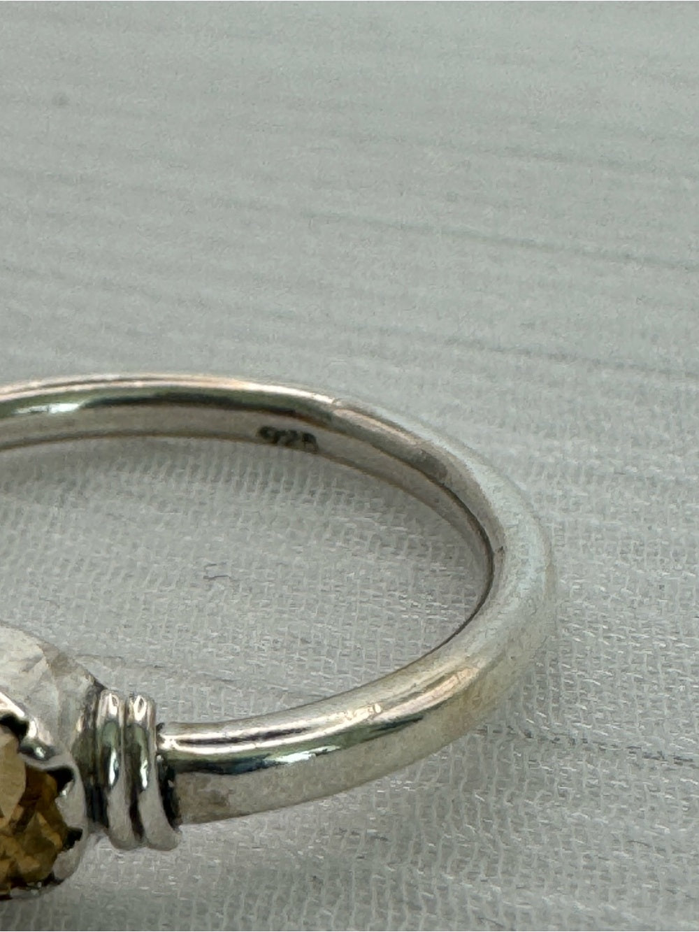 Citrine East West Legacy Ring