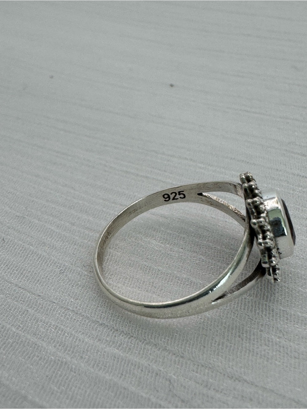 Garnet Sun Ring