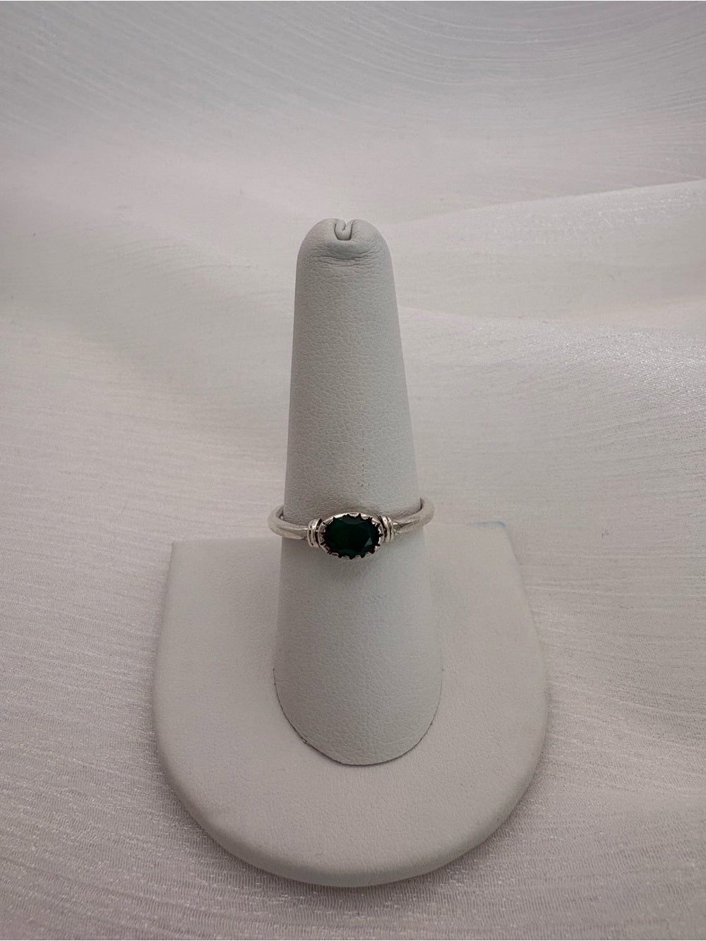 Emerald East West Legacy Ring