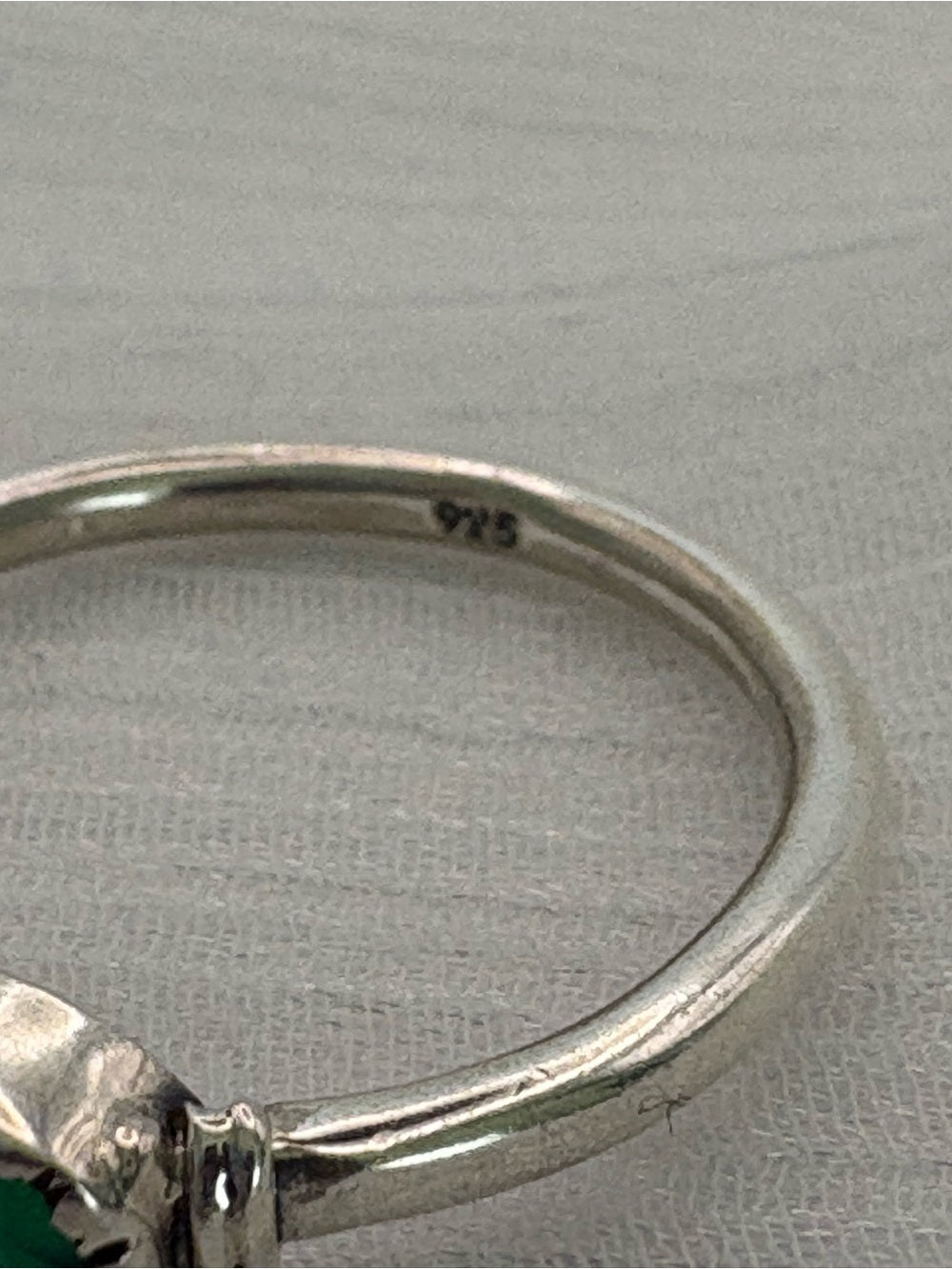 Emerald East West Legacy Ring
