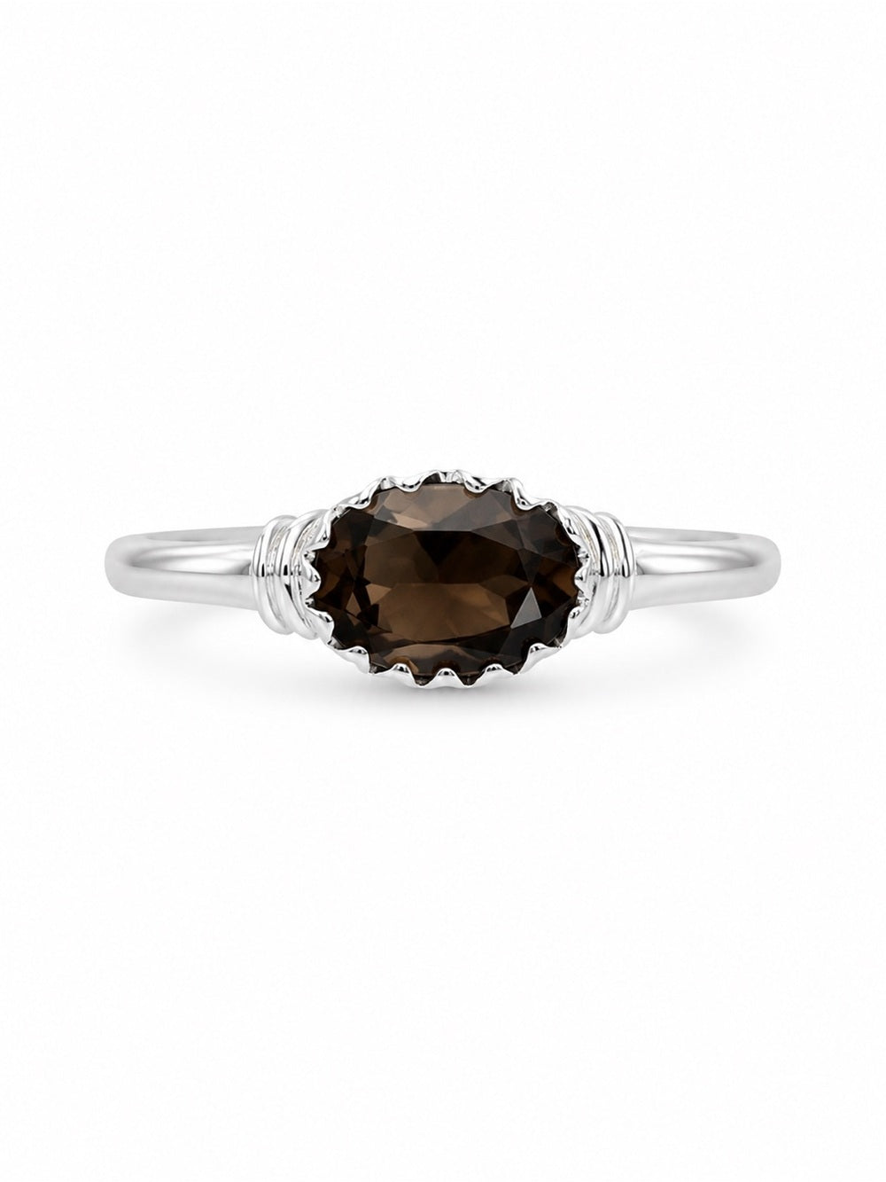 Smokey Quartz East West Legacy Ring