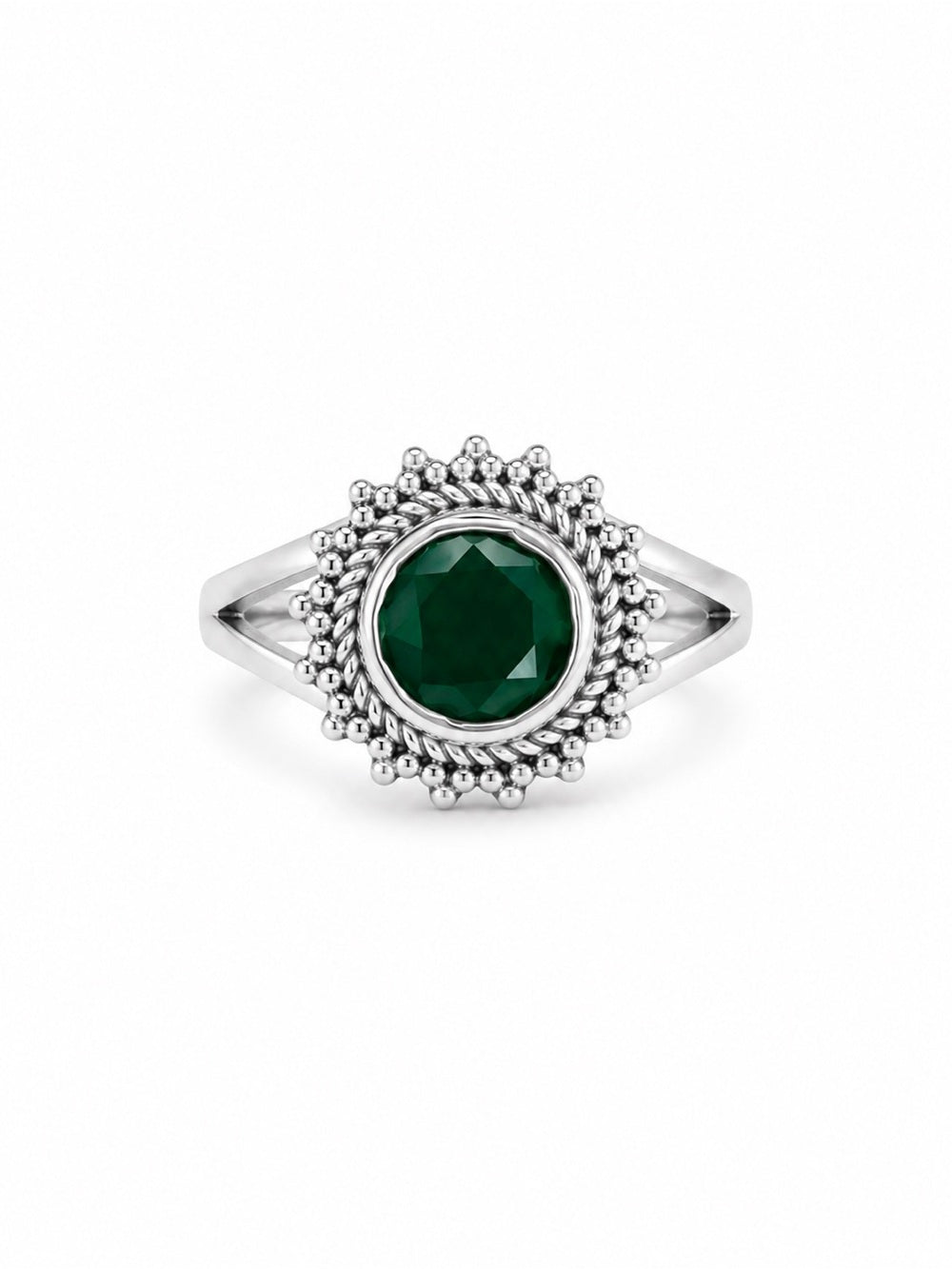 Emerald Sun Ring