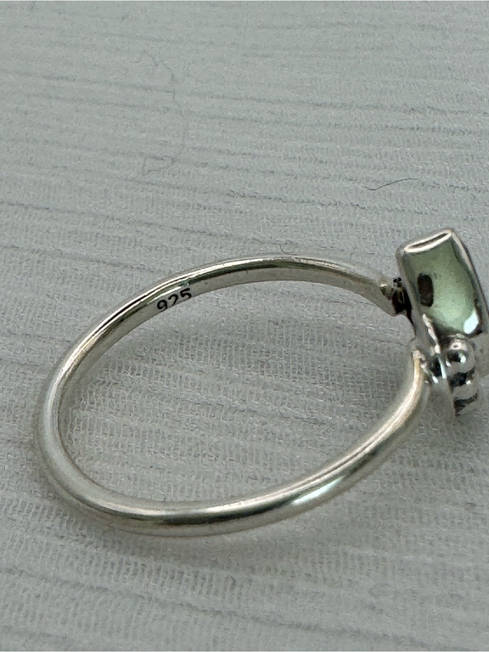 Ruby Teardrop Bubble Ring