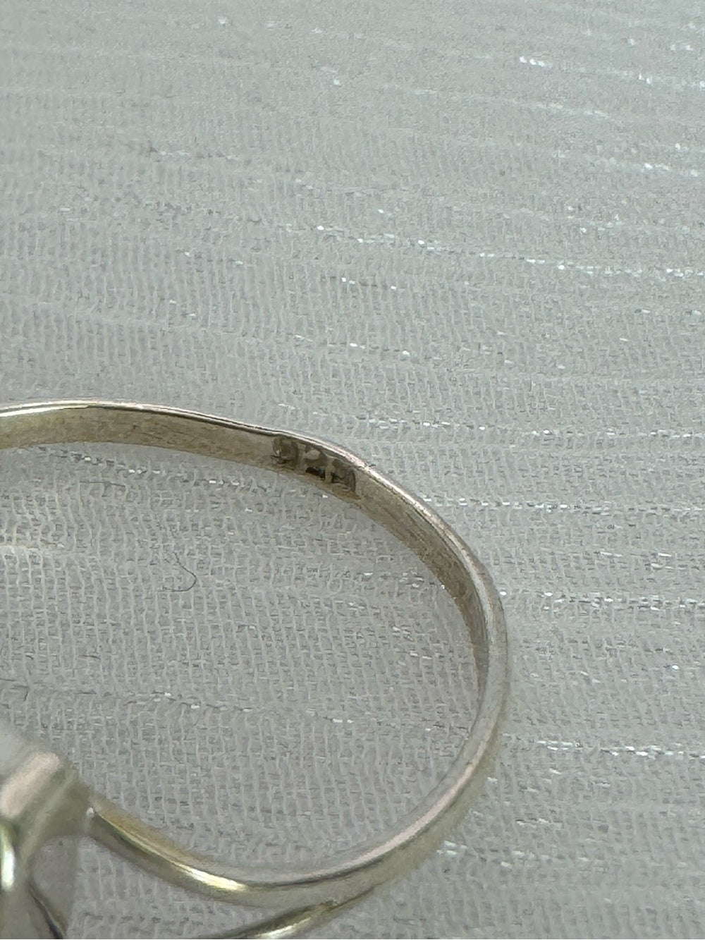 Emerald Cut Tiger's Eye Split Shank Ring
