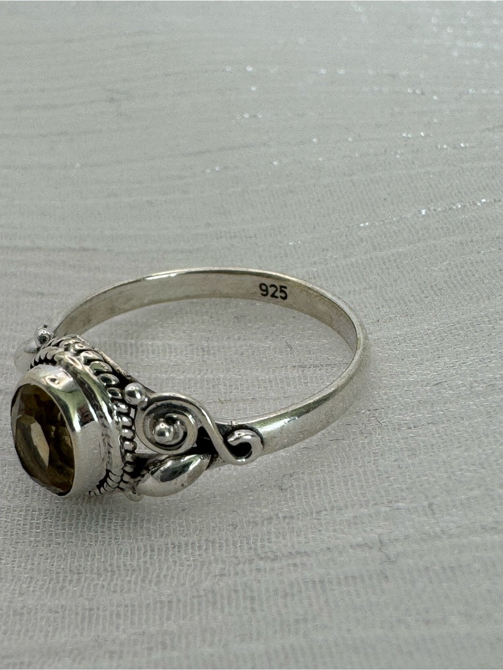 Citrine Spritz Ring