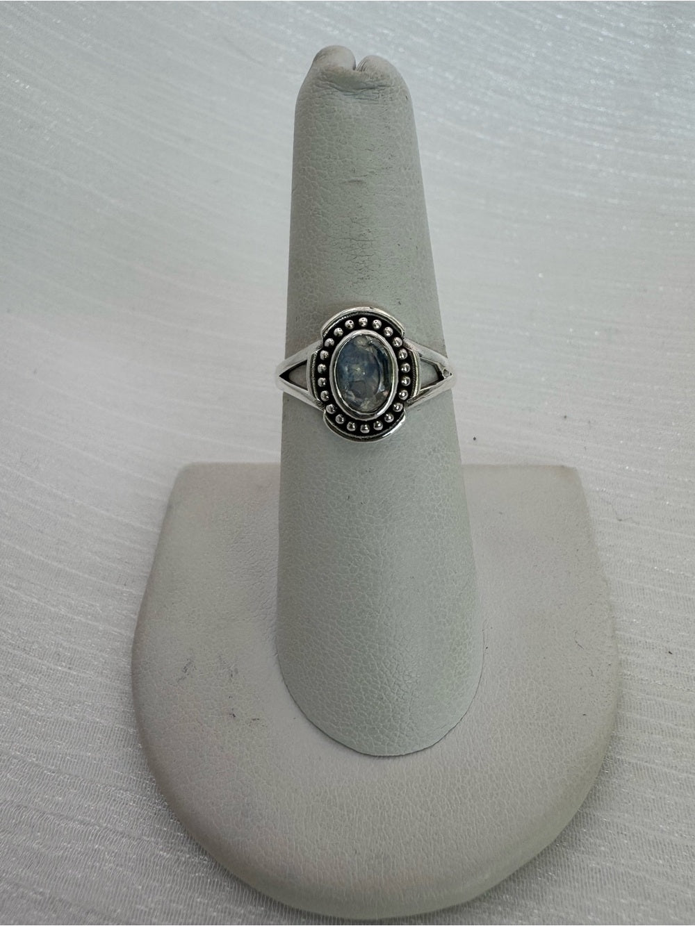 Moonstone Bubble Oval Ring