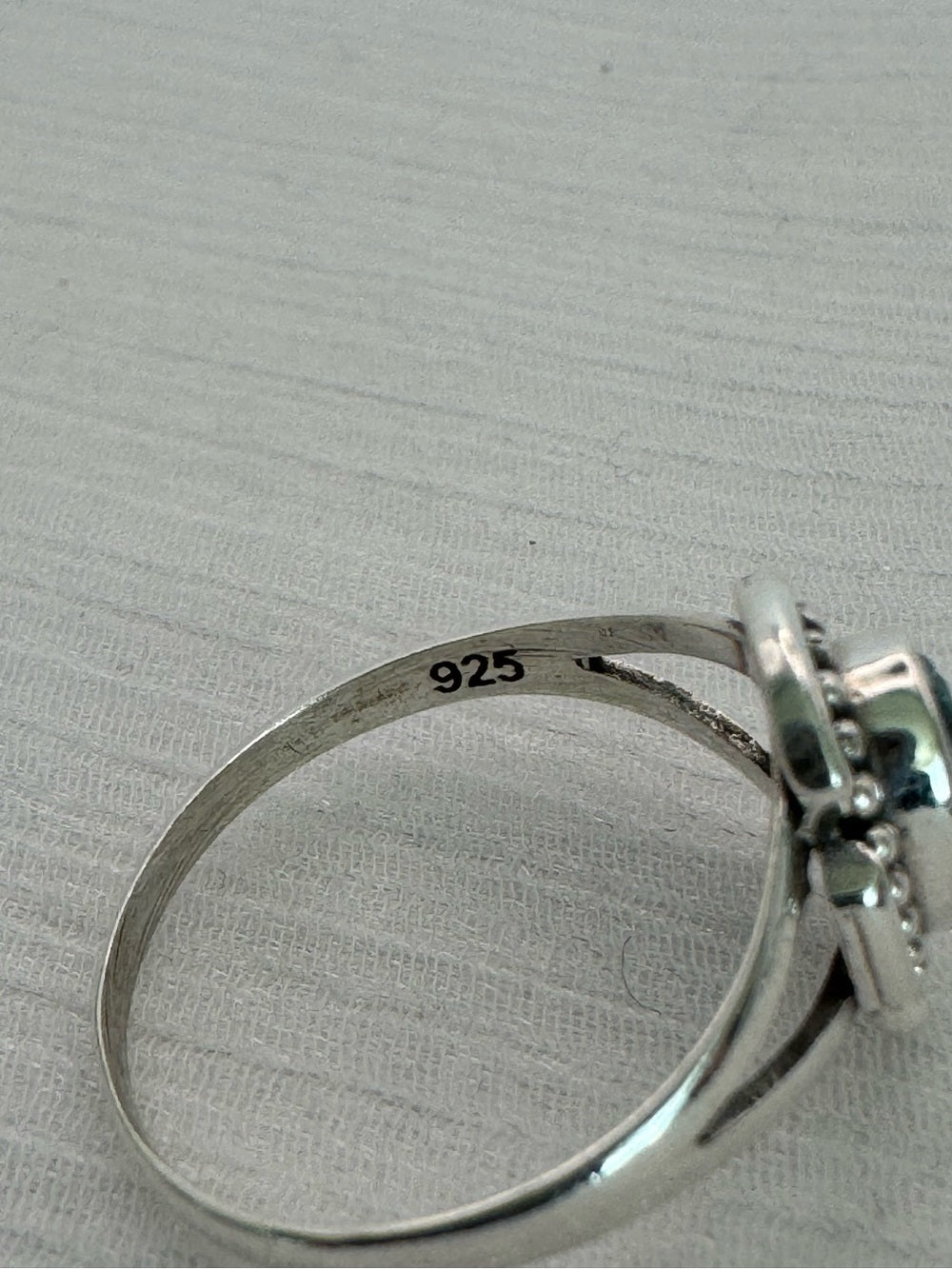 Blue Topaz Bubble Oval Ring