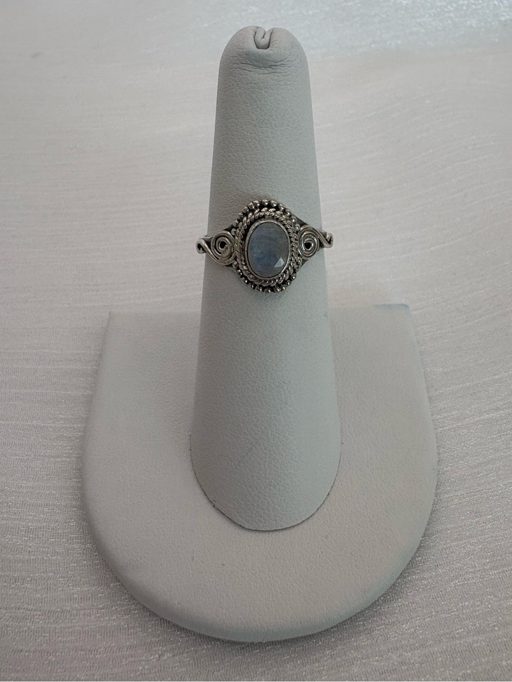 Moonstone Dual Braided Ring
