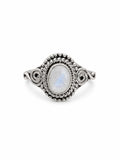 Moonstone Dual Braided Ring