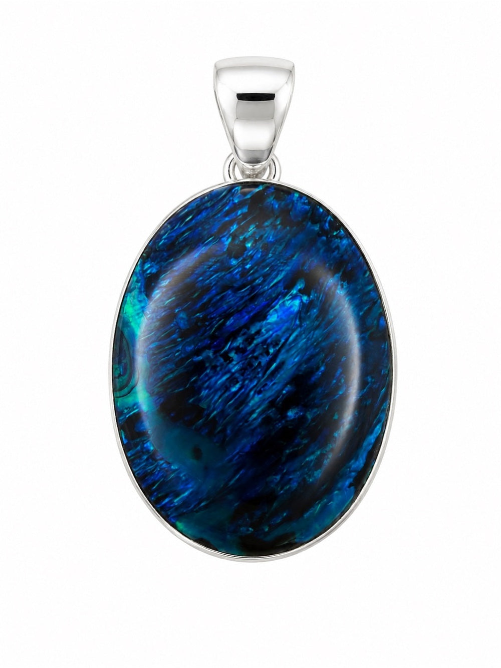 Labradorite Oval Pendant (S925)