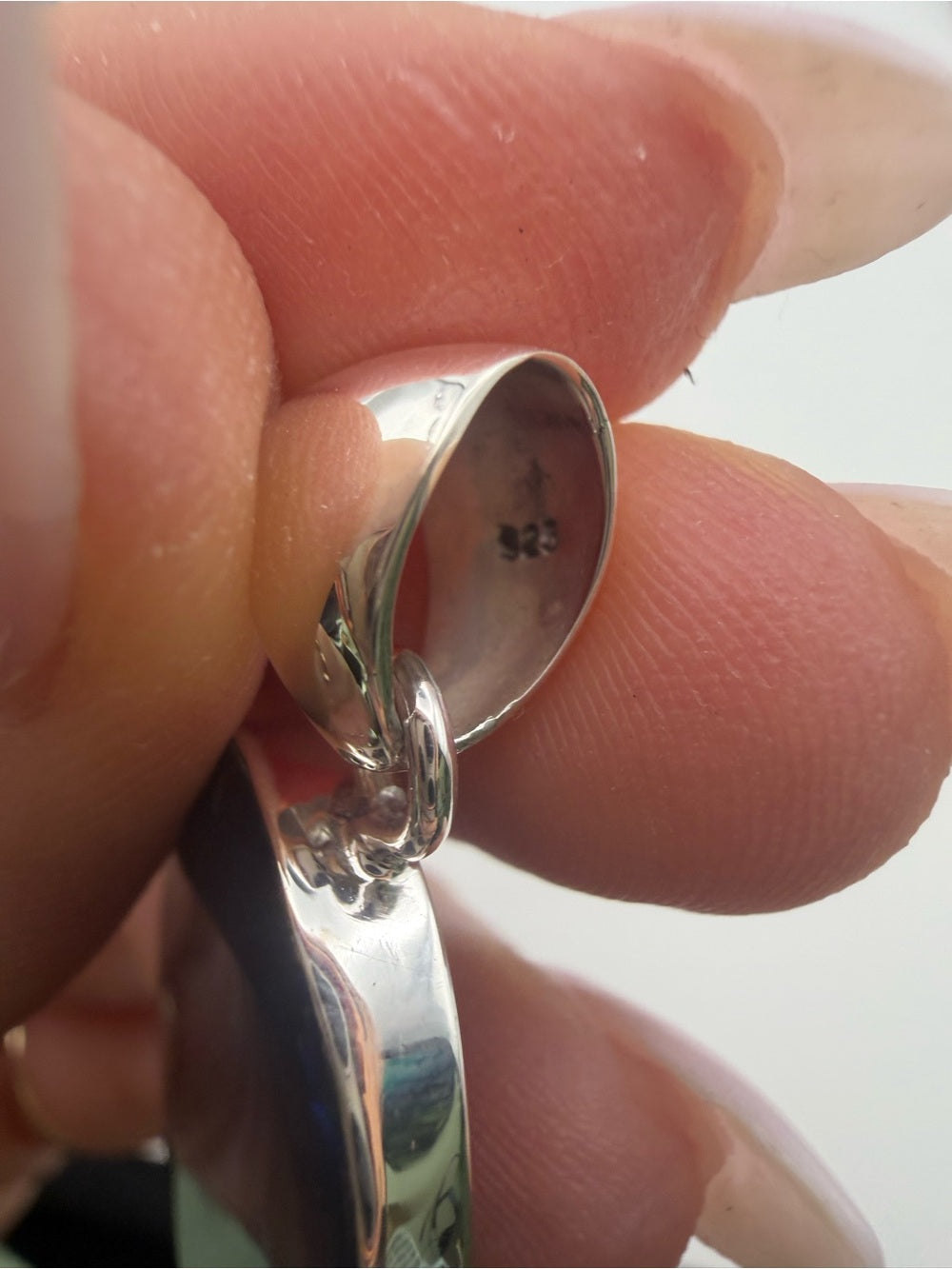 Labradorite Oval Pendant (S925)