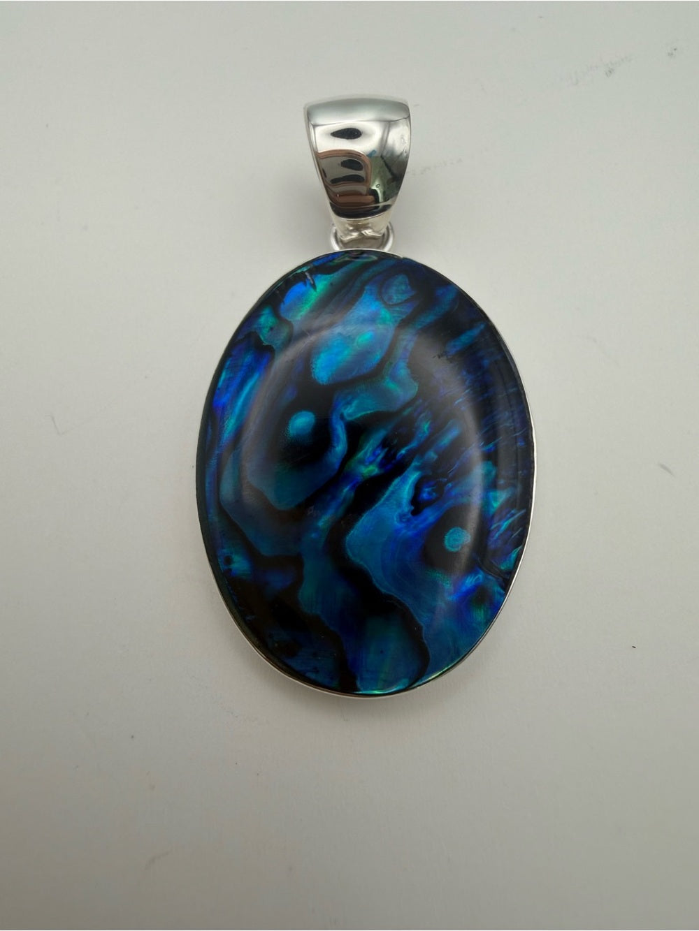 Labradorite Oval Pendant (S925)