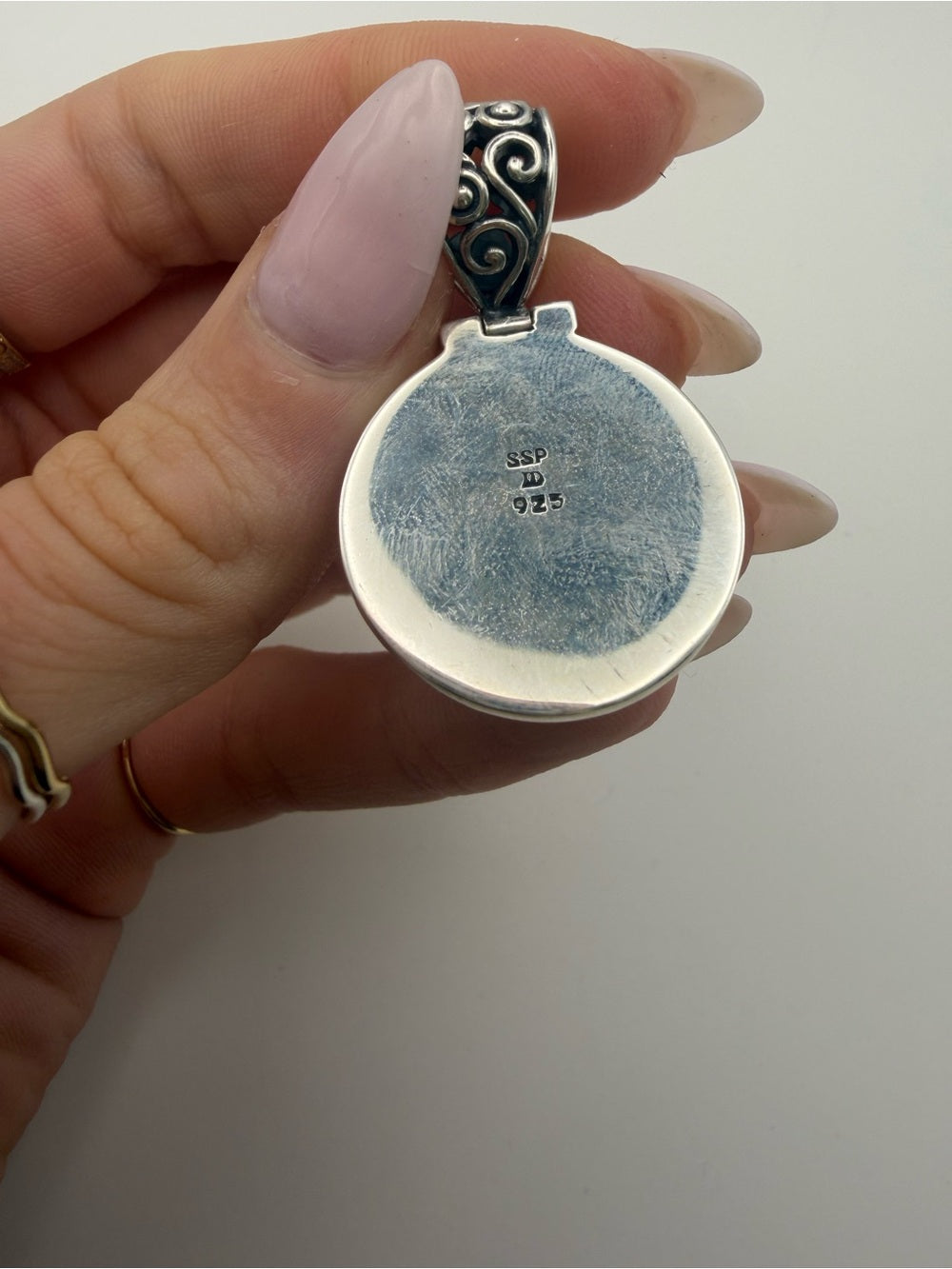 Moonstone Circle Pendant