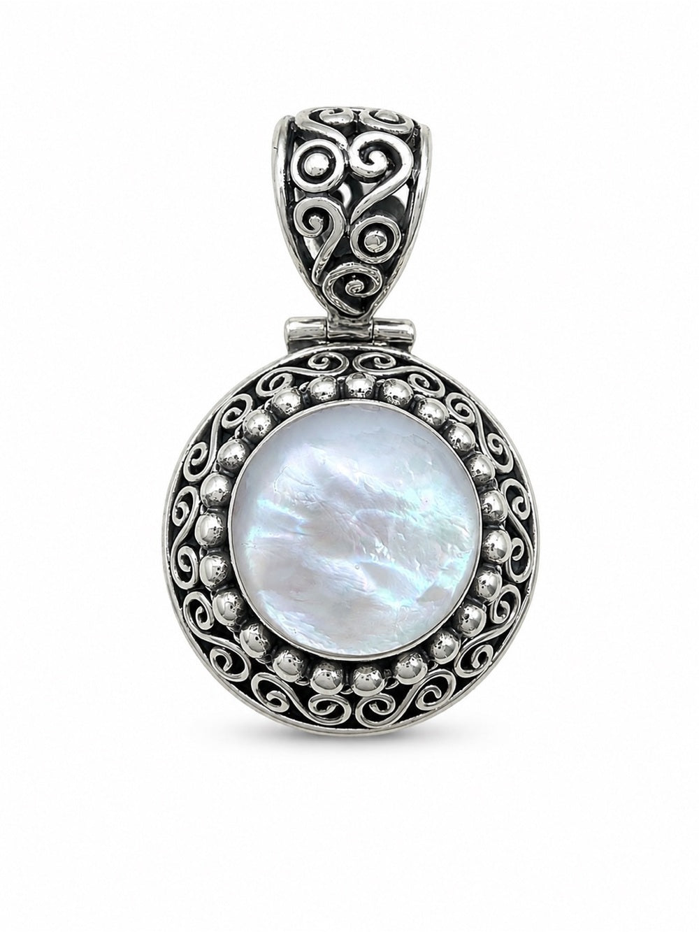 Moonstone Circle Pendant