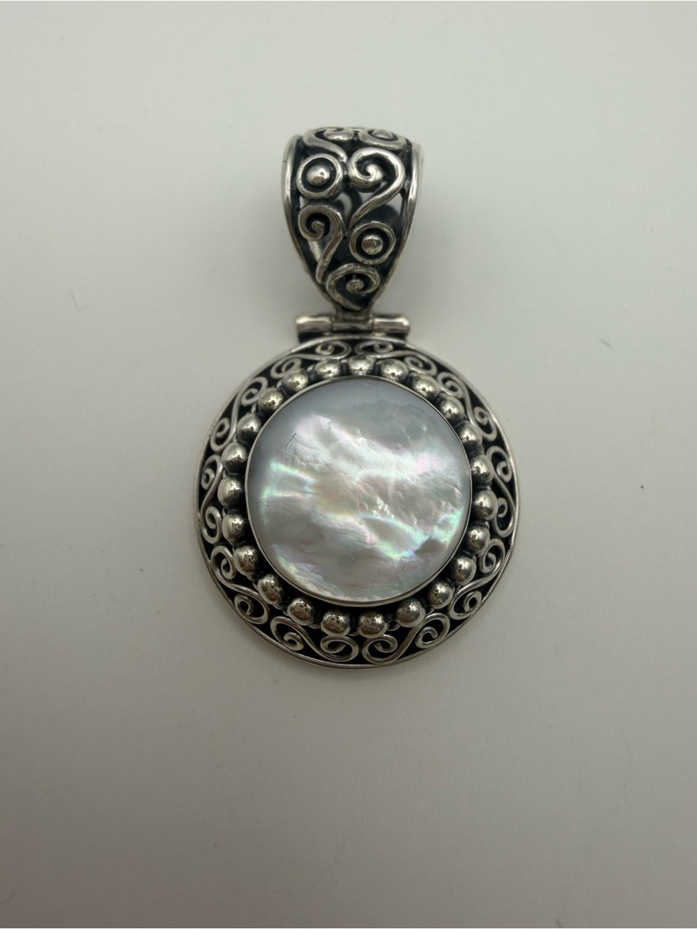 Moonstone Circle Pendant