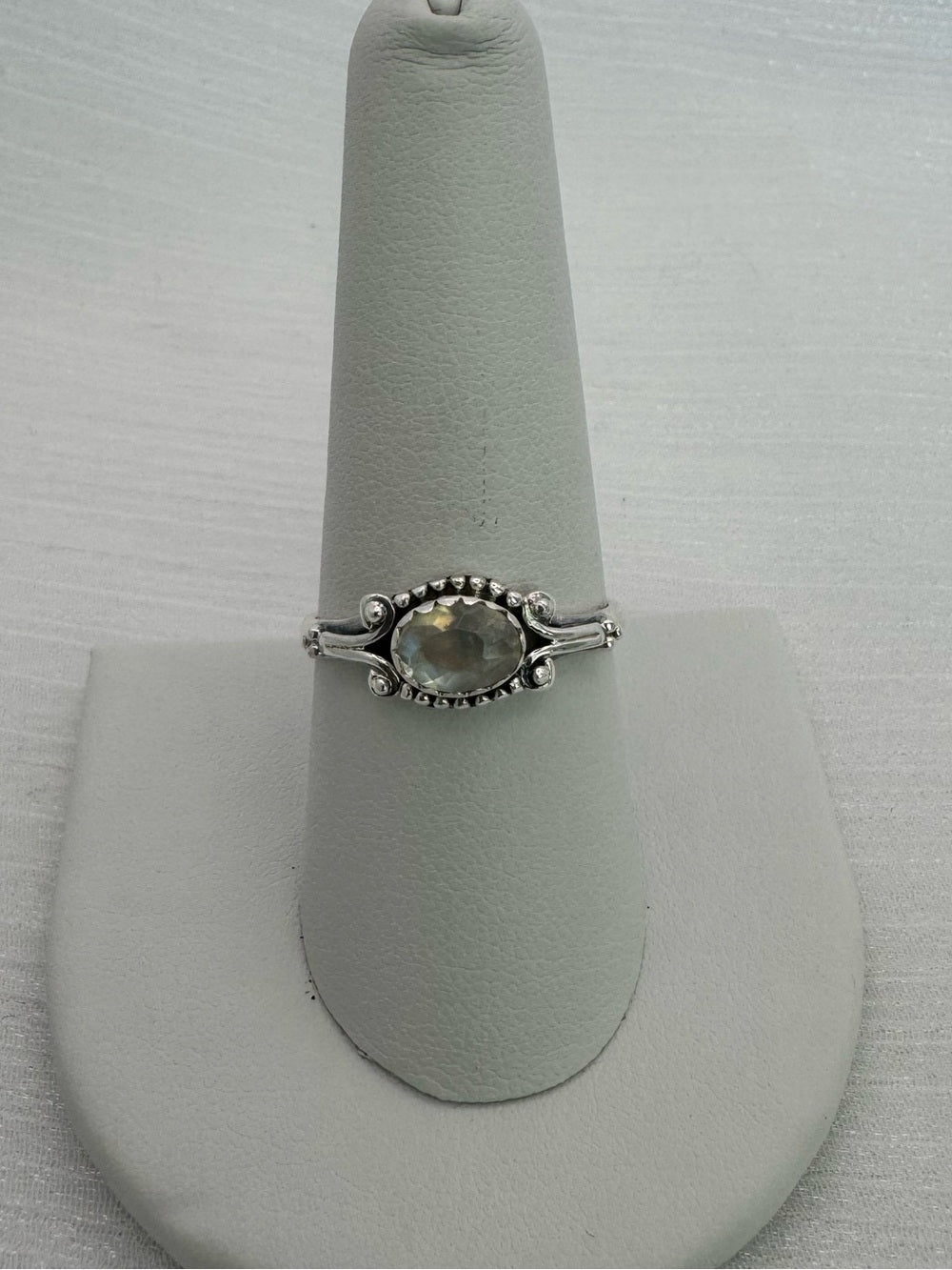 Labradorite East West Heirloom Ring