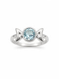 Swiss Blue Topaz Bow Ring