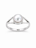 Freshwater Pearl Split Shank Ring