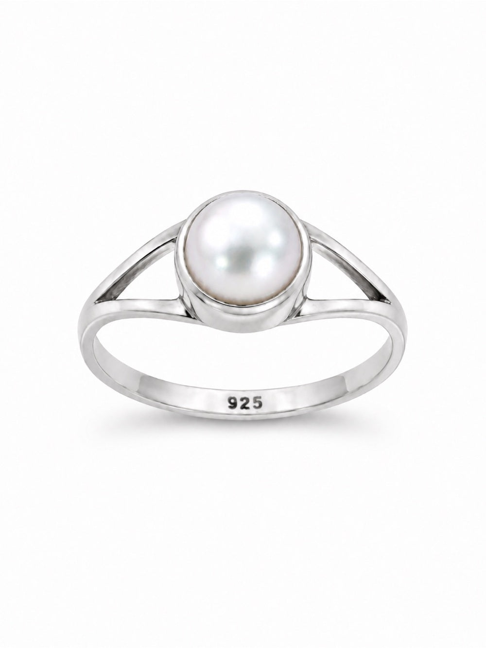 Freshwater Pearl Split Shank Ring