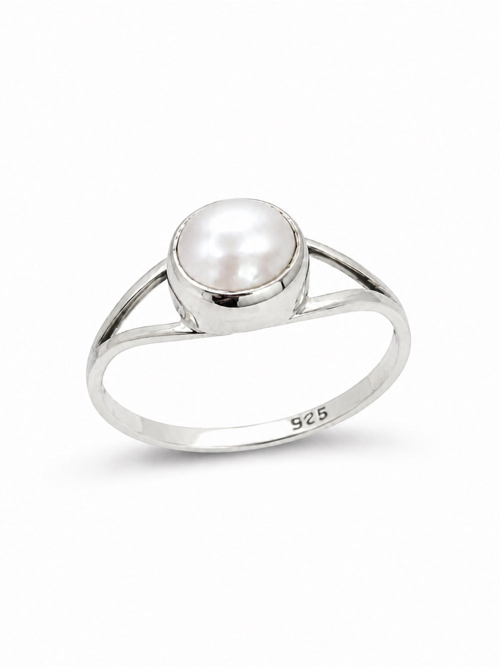 Freshwater Pearl Split Shank Ring