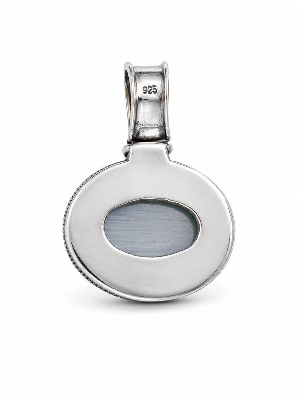 Moonstone Horizontal Oval Pendant