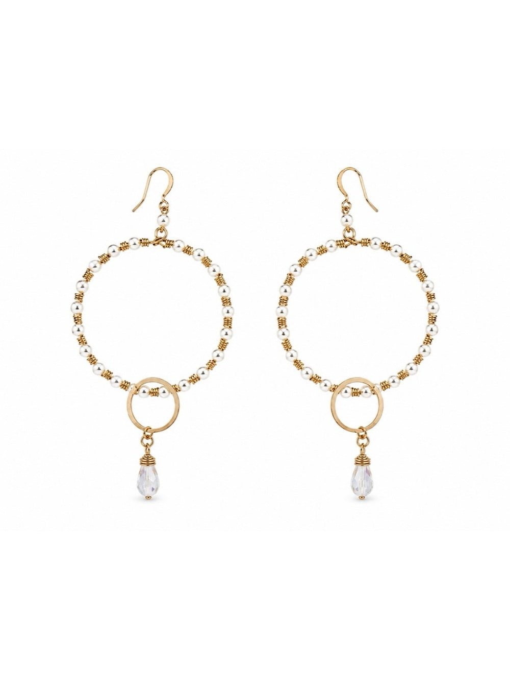 Golden Tide Drop Earrings