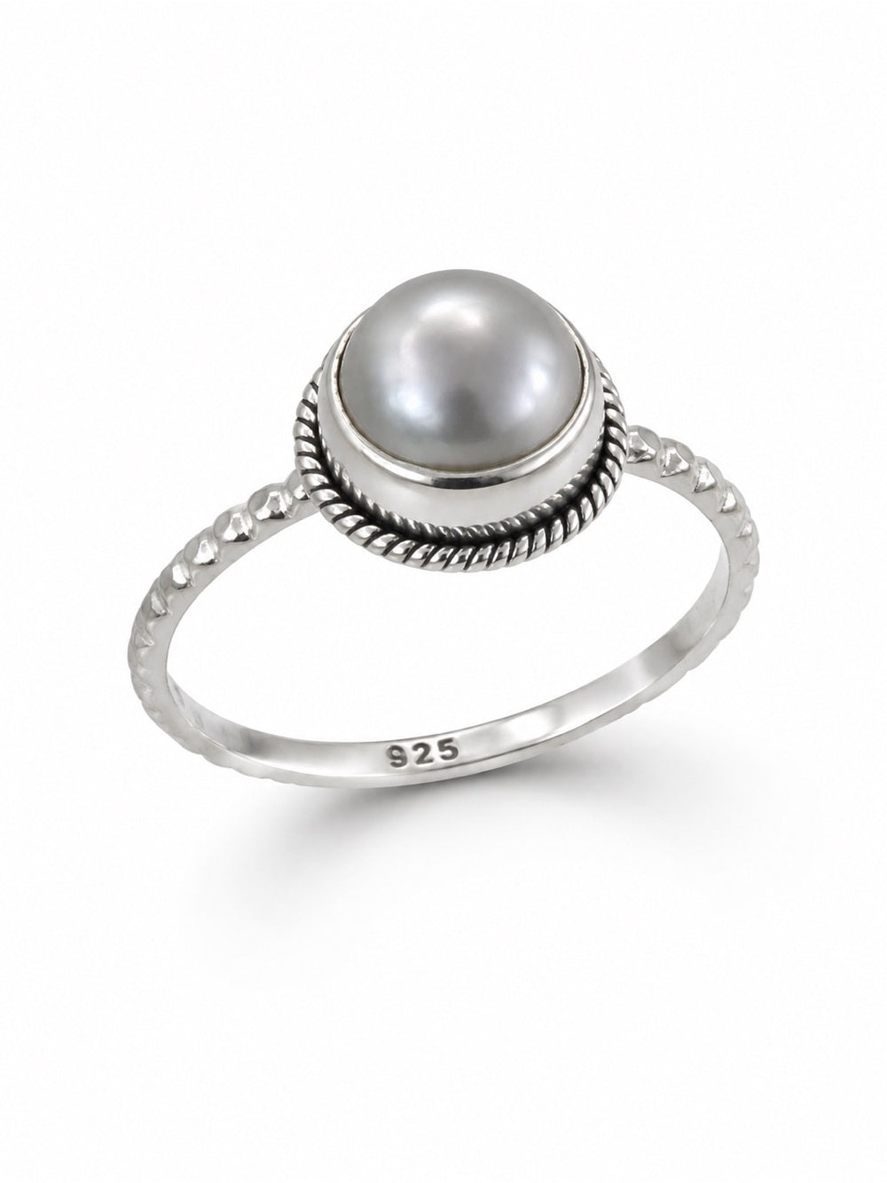 Freshwater Pearl Bubble Band Ring
