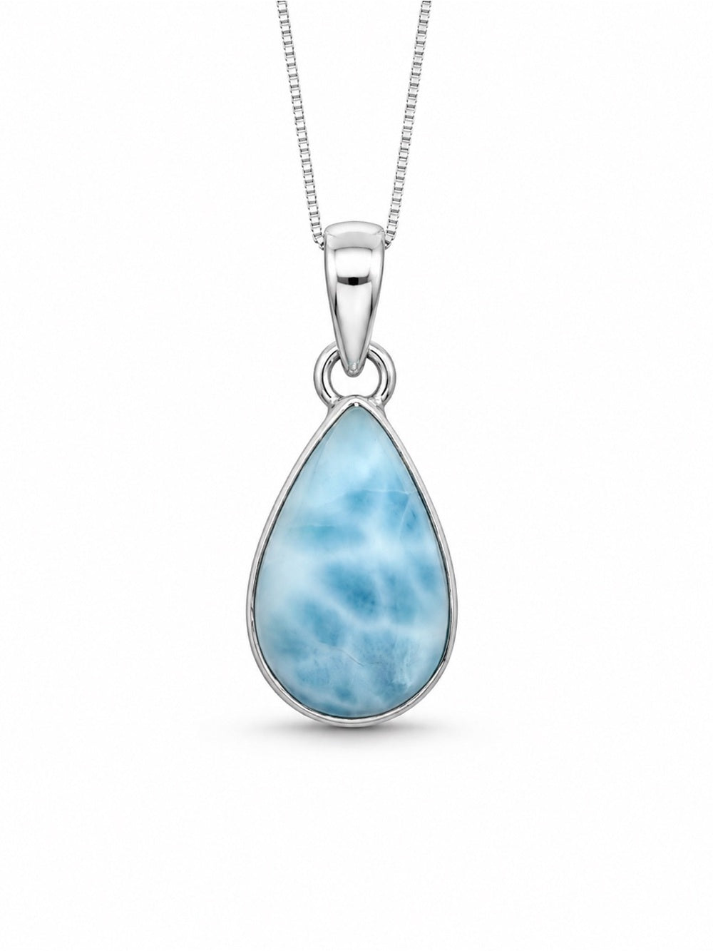 Larimar Teardrop Pendant