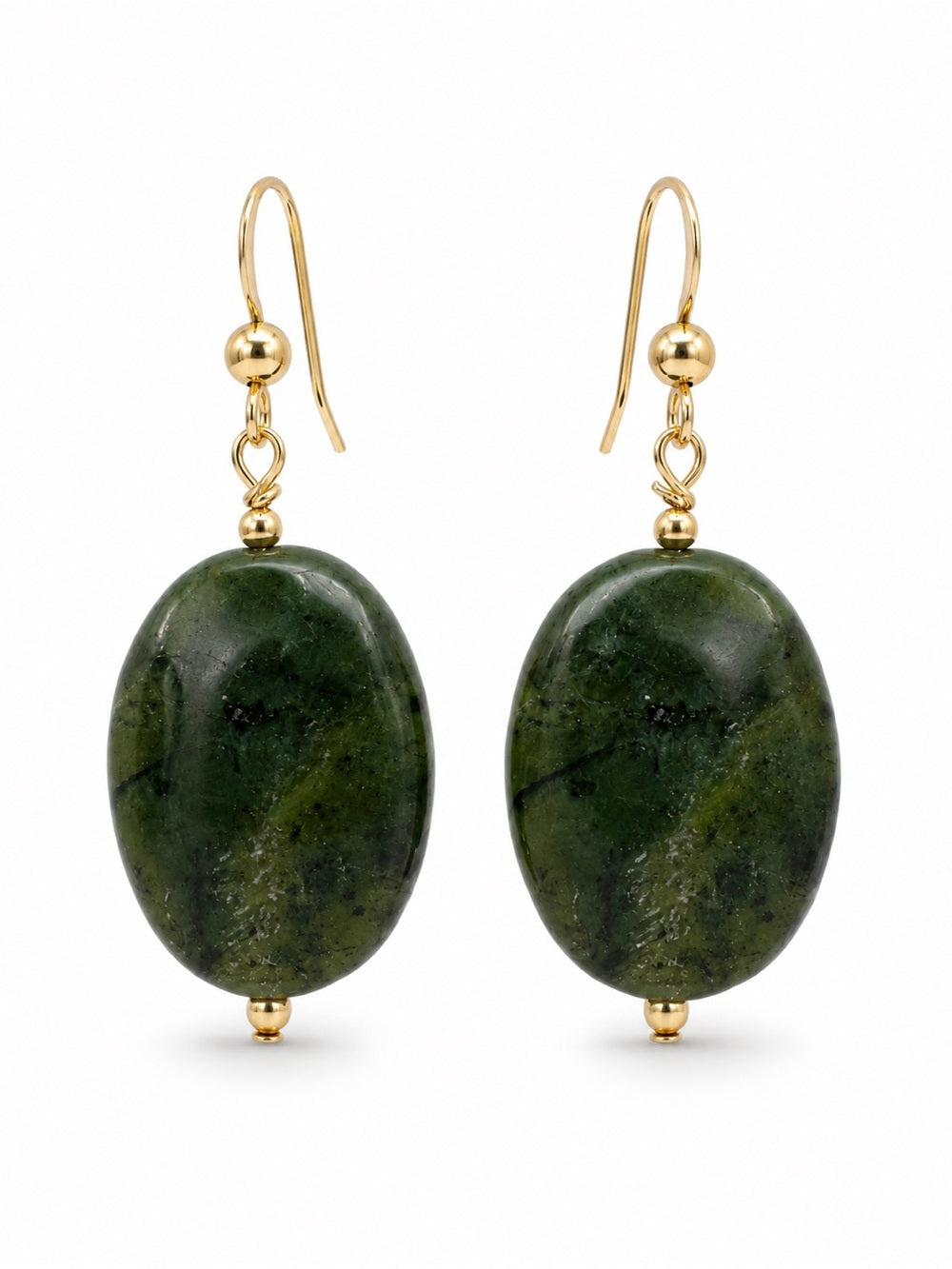 Jade Hook Earrings