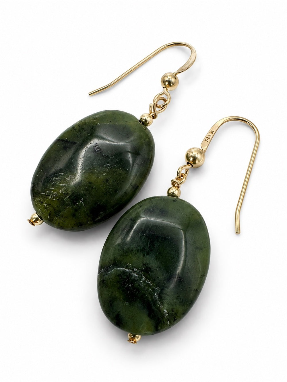 Jade Hook Earrings