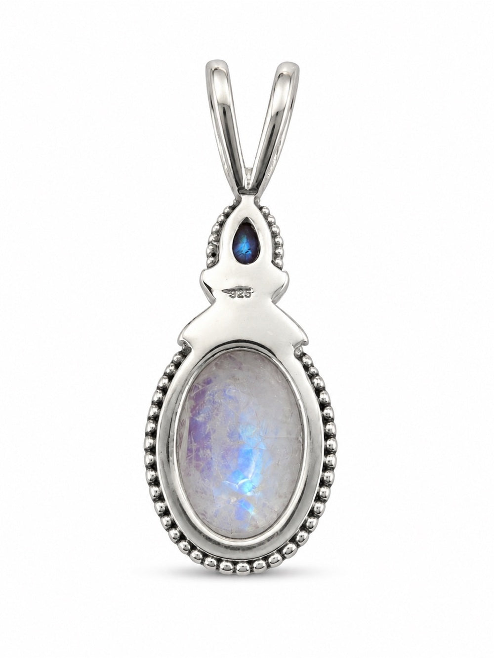 Stacked Elegant Moonstone Pendant