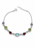 Multi-Gem Delicate Bracelet
