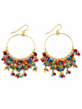 Cabana Fringe Chandelier Earrings