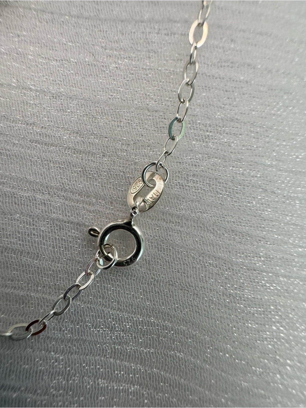 L080 Vesuvianite Sterling Silver Drop Necklace
