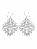 Sterling Silver Arabesque Filigree Earrings