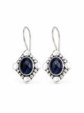 Iolite Handmade Hook Earrings