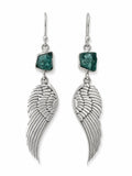 Apatite Winged Dangle Earrings