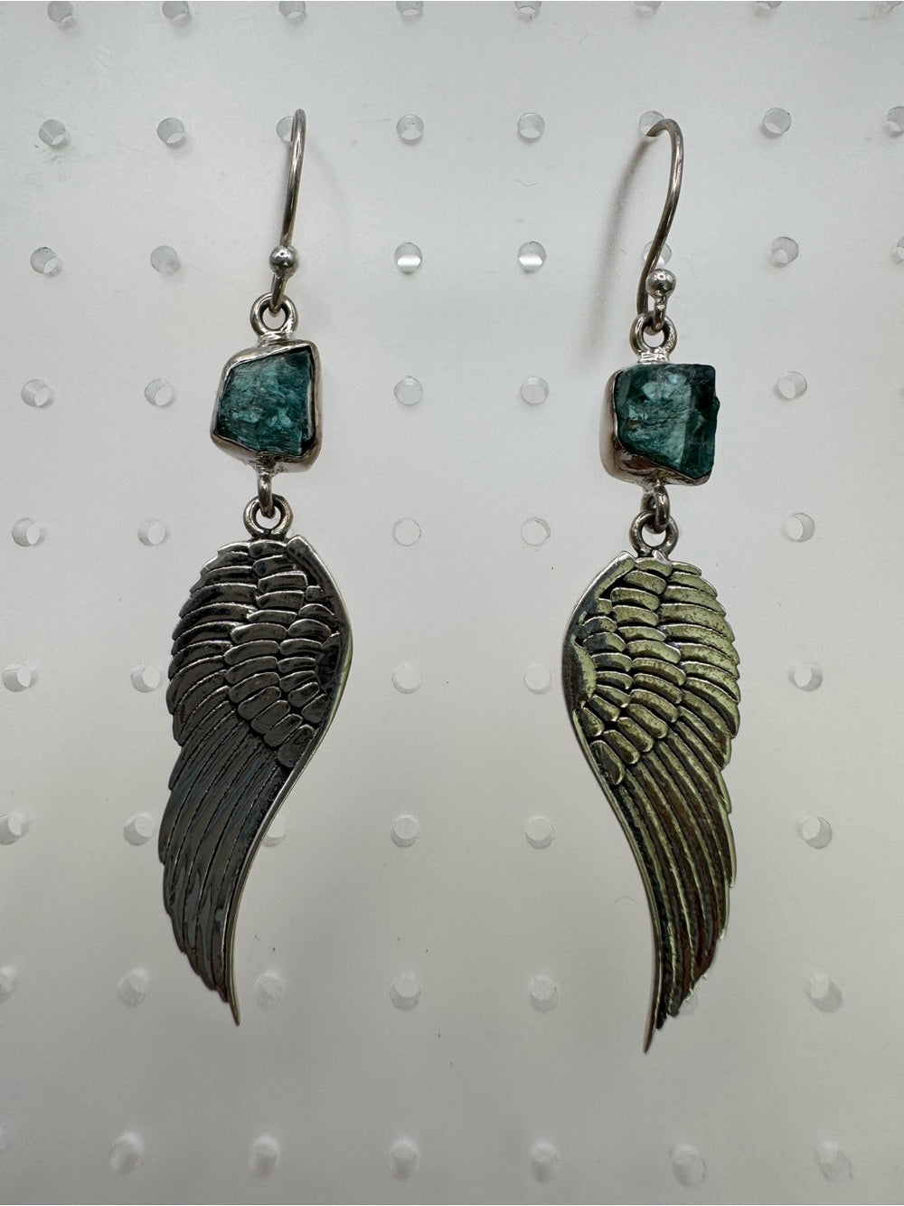 Apatite Winged Dangle Earrings