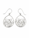 Sterling Silver Meadow Teardrop Earrings