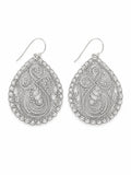 Sterling Silver Paisley Lace Earrings
