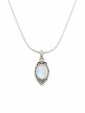Moonstone Frame Pendant (S925)