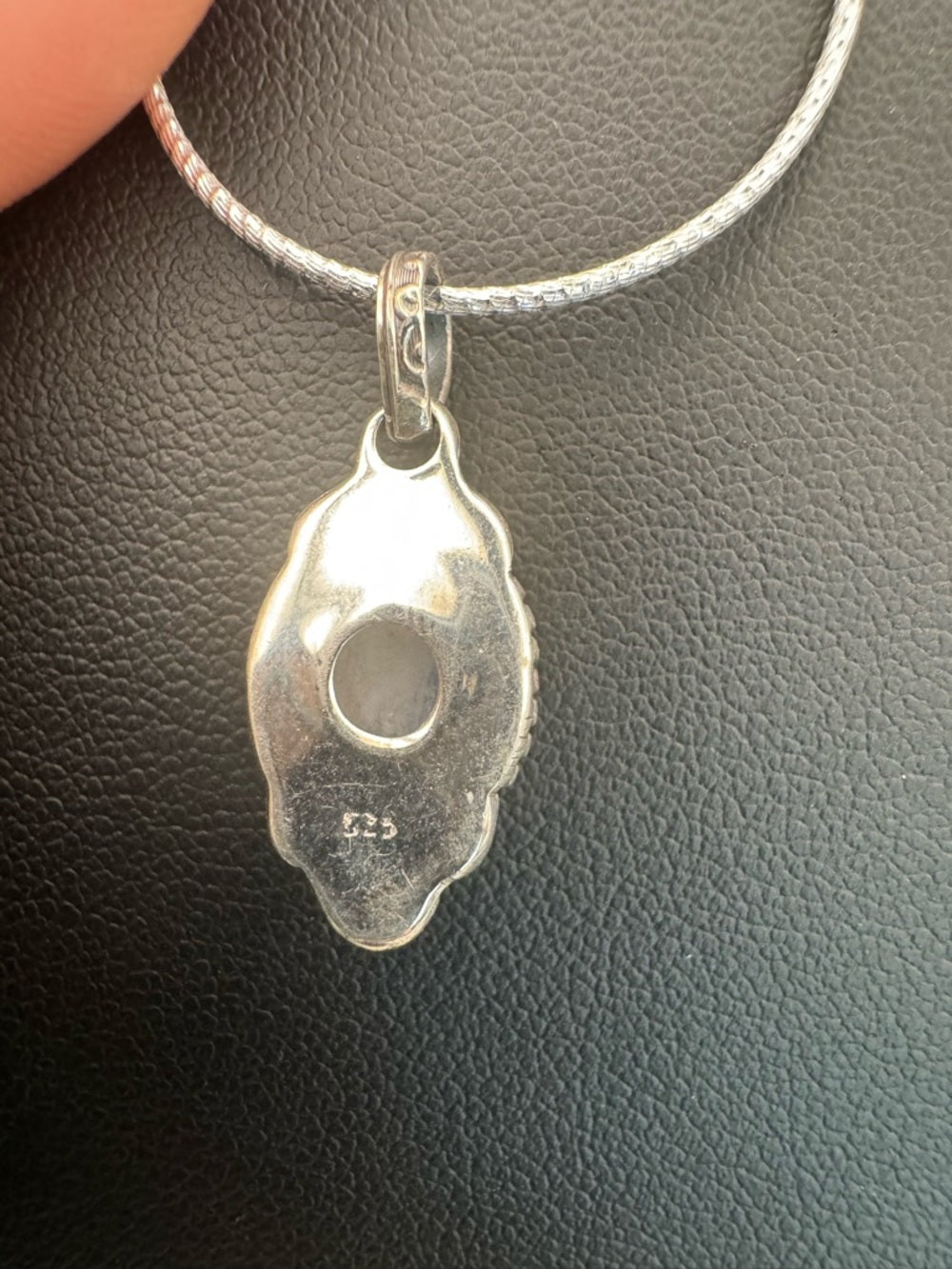 Moonstone Frame Pendant (S925)