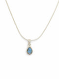 Labradorite Teardrop Pendant (S925)