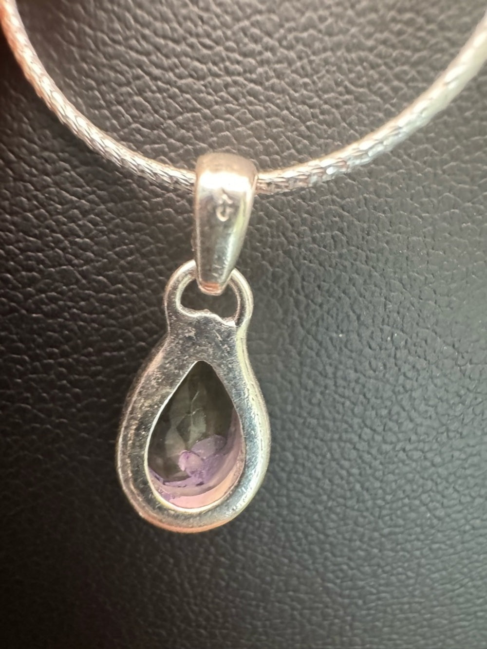 Labradorite Teardrop Pendant (S925)