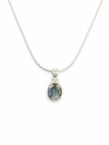 Labradorite Oval Pendant (S925)