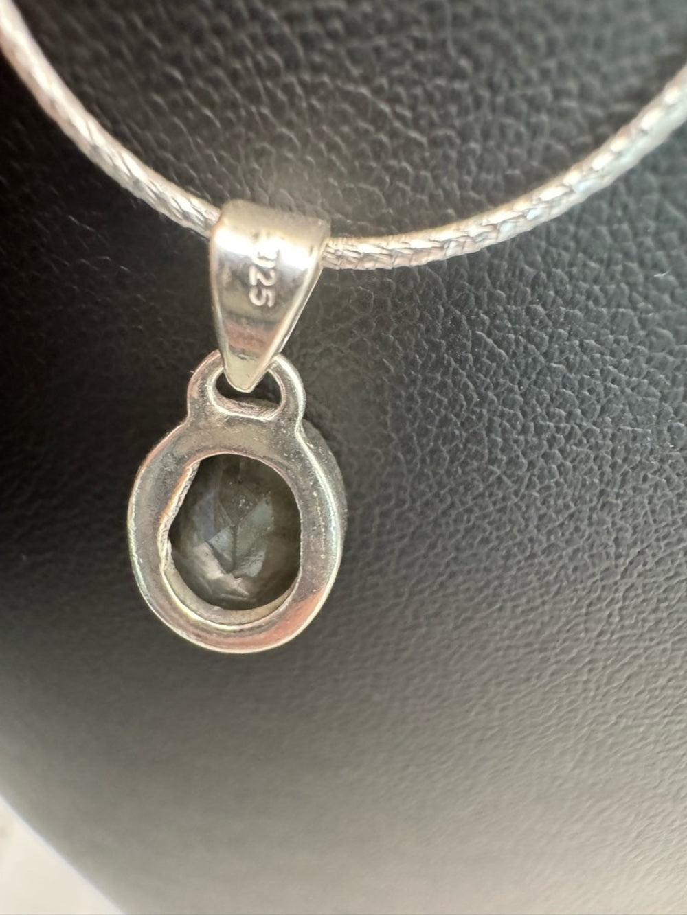 Labradorite Oval Pendant (S925)