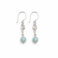 Larimar Swirl Dangle Earrings HK9141