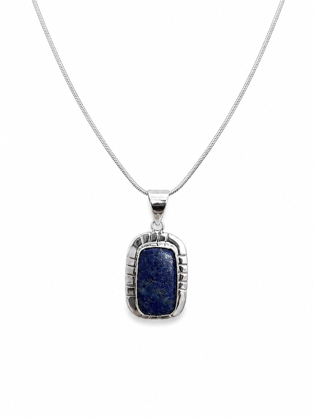 Lapis Sterling Silver Pendant