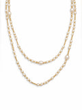 Freshwater Pearl Golden Tide Layered Necklace