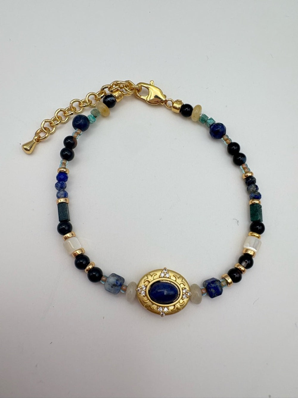 Lapis Mixed Gemstone Bracelet